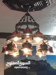  3 ثريا مصرية فاخرة  عدد2 بحالة ممتازة  للبيع
