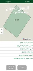  7 ارض للبيع في ابو الزيغان الشرقي مساحة دونم تقريبا (920 متر)