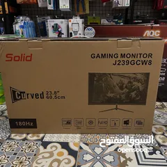  1 شاشة Solid J239GCW8 – أداء ألعاب احترافي وبسعر منافس