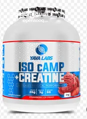  1 YAVA LABS iso protein + creatine زيونه
