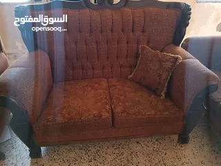 2 طقم كنب 7مقاعد لللبيع 50دينار