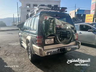  5 ميتسوبيشي باجيرو موديل 1997 نخب فحص كامل دفع رباعي السعر قابل للتفاوض