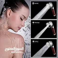  13 دش تقويه ضغط الماء مع حبيبات التورمالين 3 حركات الاصلي دوش حمام دش تورمالين تقوية ضغط ماء