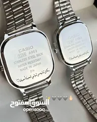  19 طقم ساعات كاسيو كابلز فخمة درجه اولى مع امكانية النحت على الطقم بالاسم حسب الطلب