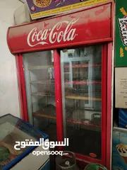  1 ثلاجات للبيع ثلاجه الكوله وثلاجتين خدمات الذاتيه وحده عرضها 2متر ولثانيه تقريباً 1.50متر ونص وثلاجه