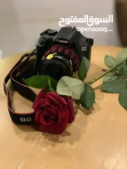  1 Camera Canon 4000D + 18 - 55 عدسة  ملاحظة " الكاميرا نظيفة جددا وجودتها ممتازه "