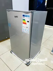  4 ثلاجة سامكس مني بار مكتبي وستيل بسعر 79 دينار مع هدية