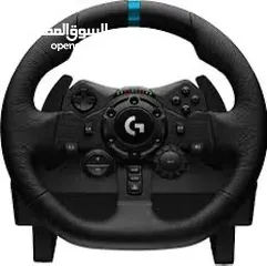  8 Logitech G923 دركسون شبه جديد مندون قاعدة مع كراتينه و جير يدوي