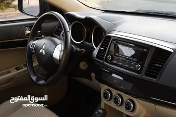  19 ميتسوبيشي لانسر 2016 ممشى 59 الف كيلو فحص كامل سبعة جيد ولا ملاحظة
