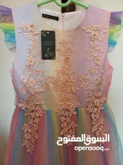  1 Rainbow Unicorn Dress (New)