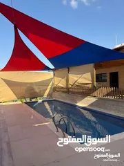  1 مزرعة وشاليه جنة النعيم بطريق المطار للايجار اليومي باسعار حرق و نظافة عاليه و مساحات كبيرة مع خدمات