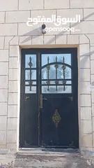  2 ابواب حديد للبيع عدد 2 قياس 120*200