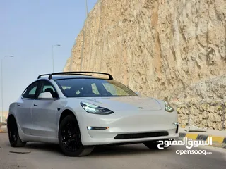  23 TESLA MODEL 3 2019 MID RANGE  تيسلا موديل ثري ميد رينج مميزه بحالة ممتازه