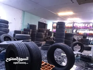  12 محل اطارات وبناشر وتبديل زيوت وكهرباء سيارات للبيع بداعي السفر  للتواصل والاستفسار