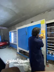  1 آلة شفط وتنظيف وقص وفرن زجاج دبل قلاز  كهرباء380W