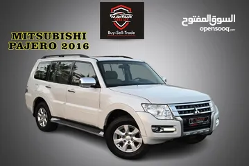  1 0% DP - ORIGNAL PAINT - MITSUBISHI PAJERO GLS 4WD 2016 - FIRST OWNER - FULL OPTION - GCC