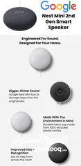  2 Google Nest Cam – كاميرا مراقبة ذكية (جديدة وأصلية 100%)  وجميع اجهزة google الاصلية متوفرة لدينا
