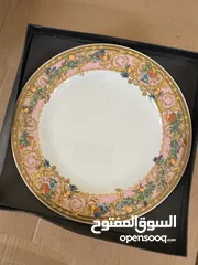  3 Versace Hermes porcelain plates bowl