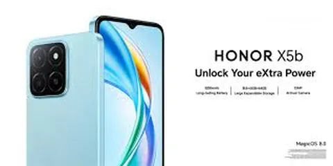  4 HONOR X5B PLUS ( 128GB ) / RAM 4 NEW /// هونور اكس 5 بي بلس ذاكرة 128 رام 4 الجديد