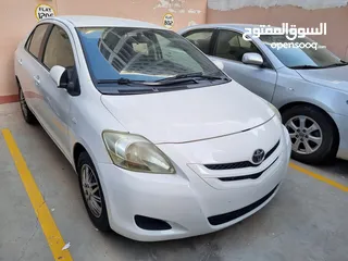  1 TOYOTA YARIS 1.3 SEDAN MODEL 2007 GCC SPECS VIN 8864