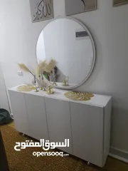  18 خزائن احذيه طاولات وسط خشب ودهان طاولات احذيه قياس 140عرض ارتفاع 90 غمق 40 جميع الوان والمقاسات حسب