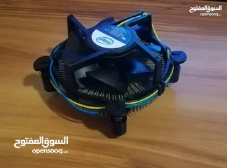  2 مروحة معالج كمبيوتر lga 775 +  CPU معالج دول كور E5700 Dual-core  CPU