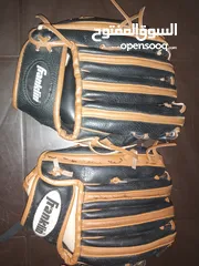 1 Franklin Kids Baseball Glove 4809-9 1/2 Inch Durabond Lacing Left Hand mitt قفاز بيسبول