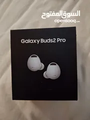  2 سامسونج جالكسي بدز برو 2 ابيض Samsung galaxy buds 2 pro white