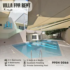  1 LUXURIOUS 5+1 BR VILLA IN A PRESTIGEIOUS AREA IN QURUM WITH POOL