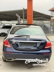  18 مرسيدس E350 AMG 2020 فحص كامل فل اضافات اعلى صنف بانوراما ممشى قليل لون كحلي