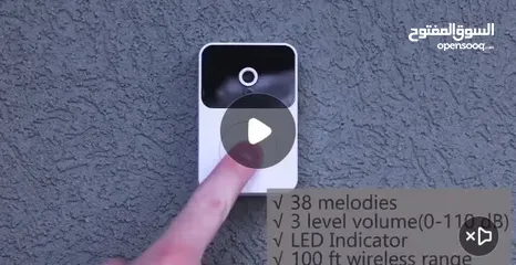  10 جرس باب ذكي نظام اتصال فيديو وصوت ثنائي الاتجاه مع كاميرا