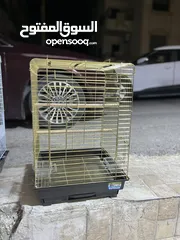  1 قفص ببغاء ذهبي لون ثابت أساسي نخب أول يصلح للمعاكيف المتوسطة والكبيرة اقرأ الوصف