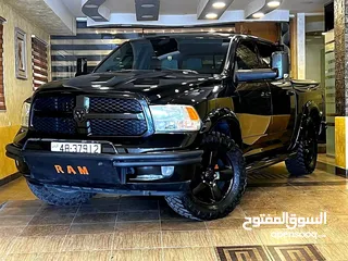  8 Dodge Ram Hemi 2015 اسود ملكي معدل بالكامل