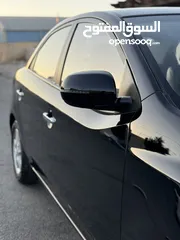  5 كيا فورتي للبيع بحالة ممتازه  Kia Forte 2013 لون اسود فحص كامل