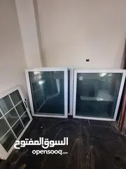  5 شبابيك دبل جلاس مقطع خاص  عدد 7 بحال الوكاله