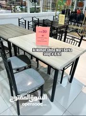  1 DINING TABLE WITH 4 CHAIRS