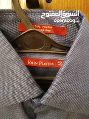  4 قميص اجاني من بريطانيا غير ملبوس نوعه john players مقاس M او 40 قطن 100% بسعر مغري ، الموقع عمان