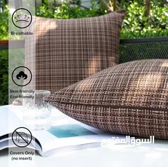  11 outdoor throw pillows- أغطية وسائد مقاومة للماء