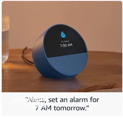  7 اليكسا سماعة ذكية  إيكو سبوت (إصدار 2024) ALEXA Amazon Echo Spot