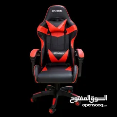 9 كرسي جيمنغ مريح لساعات اللعب الطويلة احمر واسود Dragon War Gaming Chair GC-035  السعر شامل التوصيل