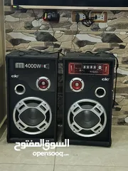  1 سماعات اعراس  4000 واط نوع cjc صوت نقي وواضح......