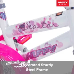  9 الآن لدى جزيرة الالعاب دراجة Huffy 12 inch Sea Star الامريكية للأطفال مثالية للبنات من 3 الى 6 سنوات
