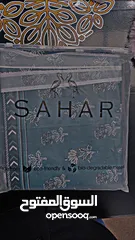  4 SAHAR Branded Unstitched ladies Pakistani suit.