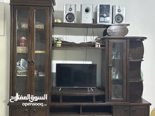  1 بوفيه خشب لاتيه اصلي من معارض شاكر ابو لاوى