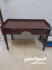  4 study table with drawer or iron stand