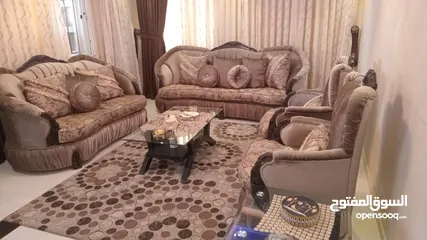  3 طقم كنب نخب اول خشب زان اصلي