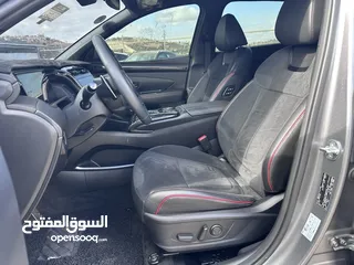  16 هونداي توسان N-Line    2023/ فل الفل بدون فتحة سقف بانوراما  فل مسكر