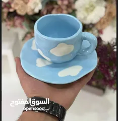  2 أكواب الترند بألوان واشكال مختلفه