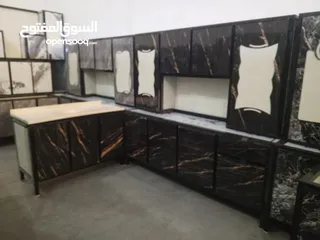  5 كاونتر مترين ونص مع سنك متر ونص مرمر ب350 الف بس وتوصيل مجاني لجميع محافظات العراق