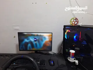  7 بسم الله ما شاء الله  Computer Gming  نظيف كامل مكمل  معه كلشي